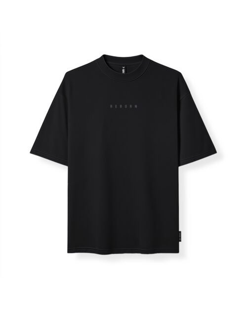 SilverGuard™ Oversized Tee - Black