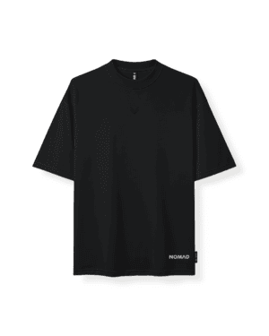 SilverGuard™ Oversized Tee - Black