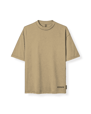 SilverGuard™ Oversized Tee - Dune